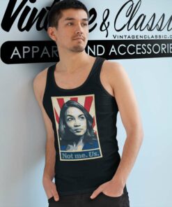 Aoc See Through Shirt Not Me Us Tank Top Racerback