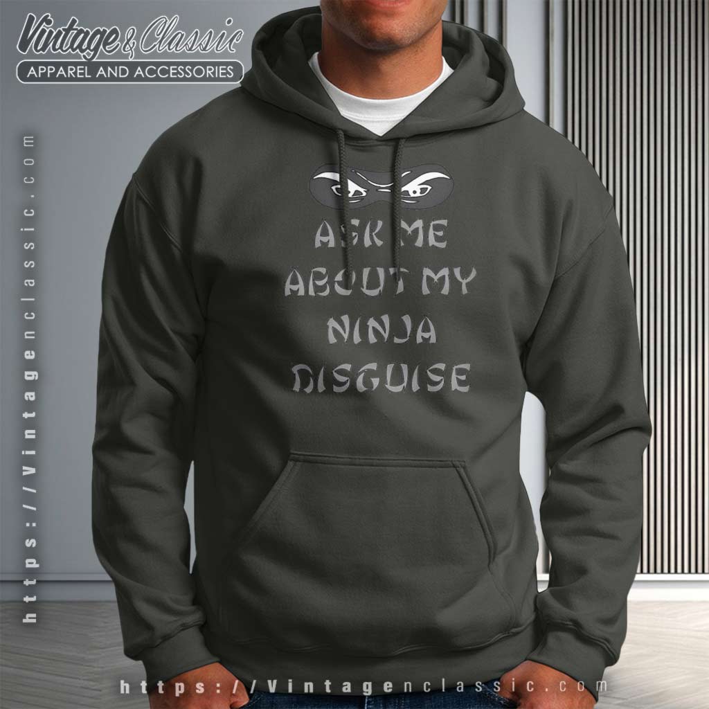 Pocket Ninja Shirt Ninjas Tee Funny Ninja Top Ninja Shirt 