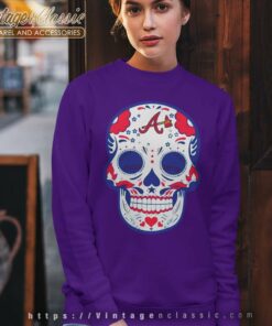 Atlanta Braves Sugar Skull Sweatshirt