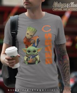 Baby Yoda Chicago Bears T Shirt