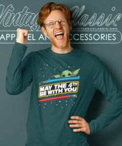 Baby Yoda May The 4th Be With You Long Sleeve Tee