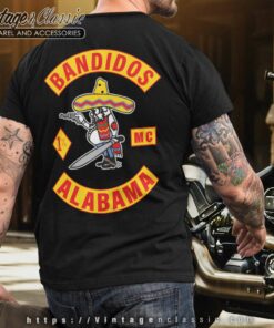 Bandidos MC Alabama T Shirt Back
