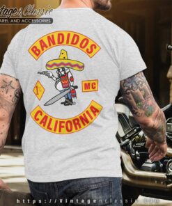Bandidos MC California T Shirt Back