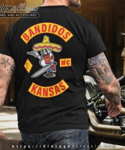 Bandidos MC Kansas T Shirt Back