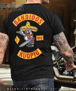 Bandidos MC Kuopio T Shirt Back