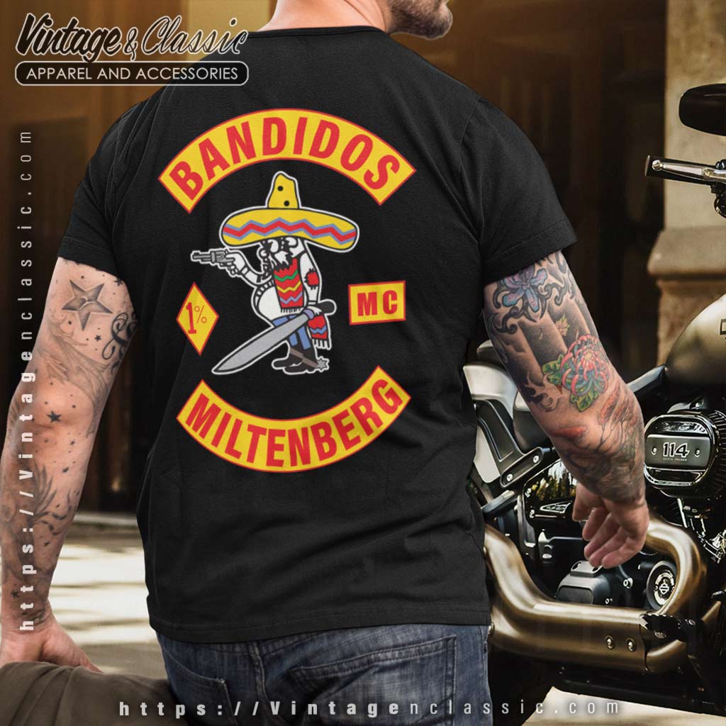 Bandidos MC Miltenberg Shirt - Vintagenclassic Tee