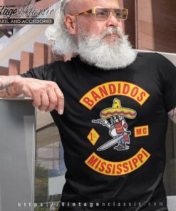 Bandidos MC Mississippi Mens T Shirt
