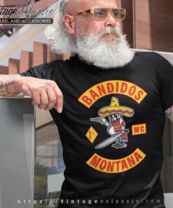 Bandidos MC Montana Mens T Shirt