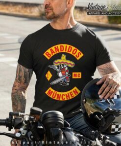 Bandidos MC Munchen T Shirt Black