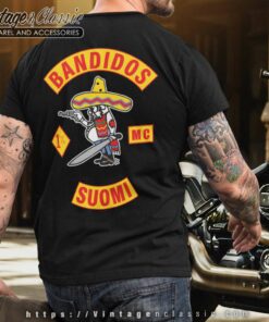 Bandidos MC Suomi T Shirt Back