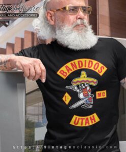 Bandidos MC Utah Mens T Shirt