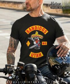 Bandidos MC Utah T Shirt Black