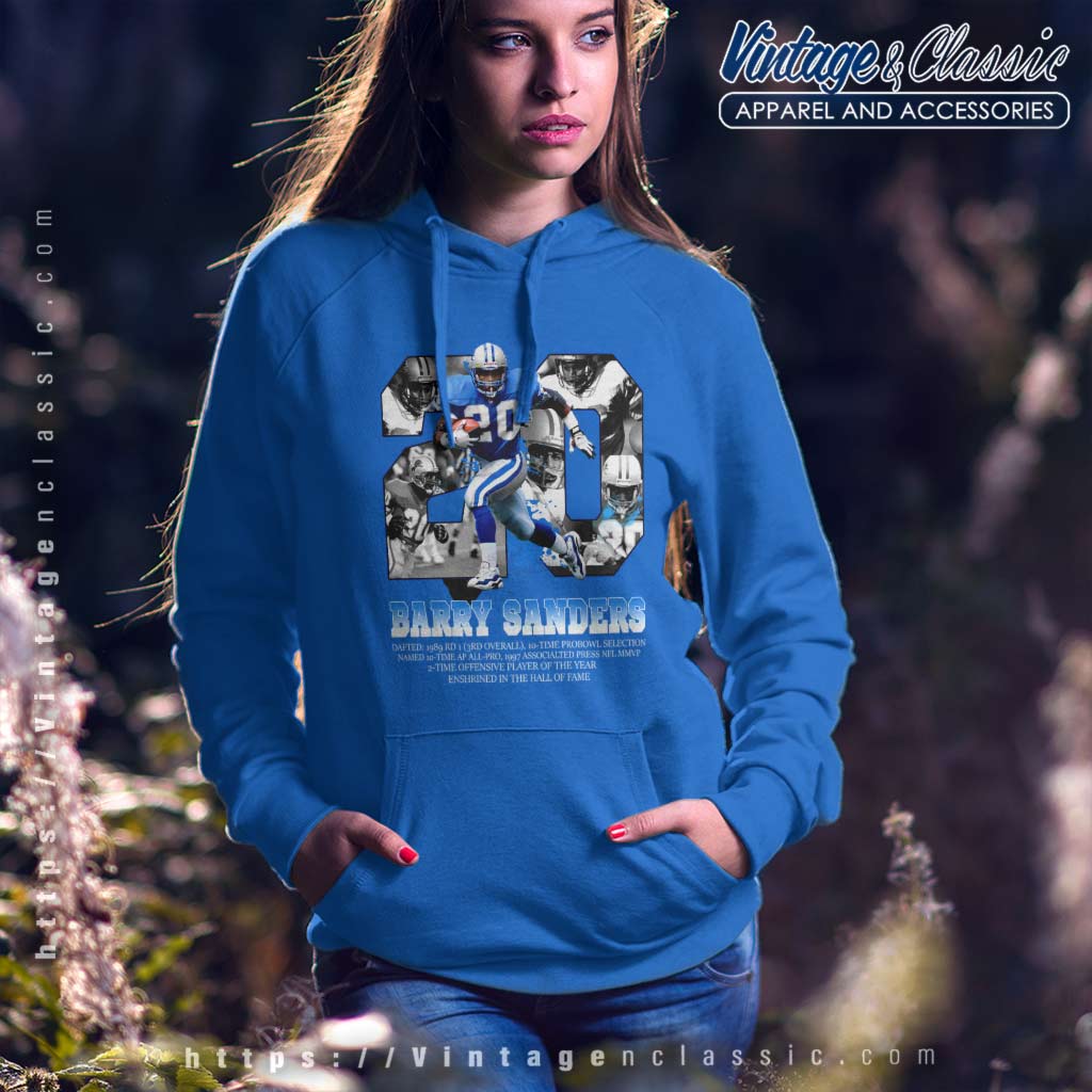 Barry Sanders Hoodies - Pro Sweatshirts