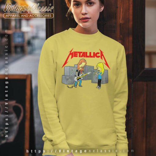 Beavis And Butthead Metallica Shirt