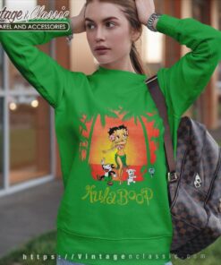 Betty Boop Hula Boop Hawaii Sunset Sweatshirt