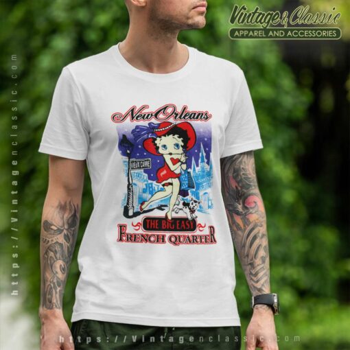 Betty Boop New Orleans French Quarter Shirt