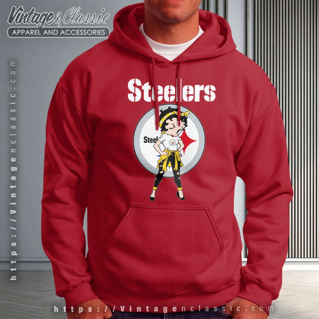 Betty Boop Pittsburgh Steelers Shirt - High-Quality Printed Brand