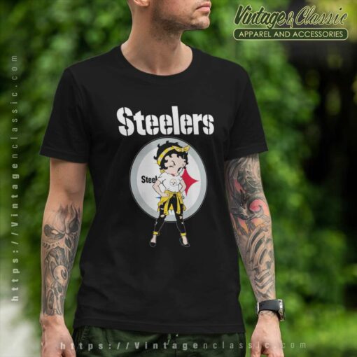Betty Boop Pittsburgh Steelers Shirt