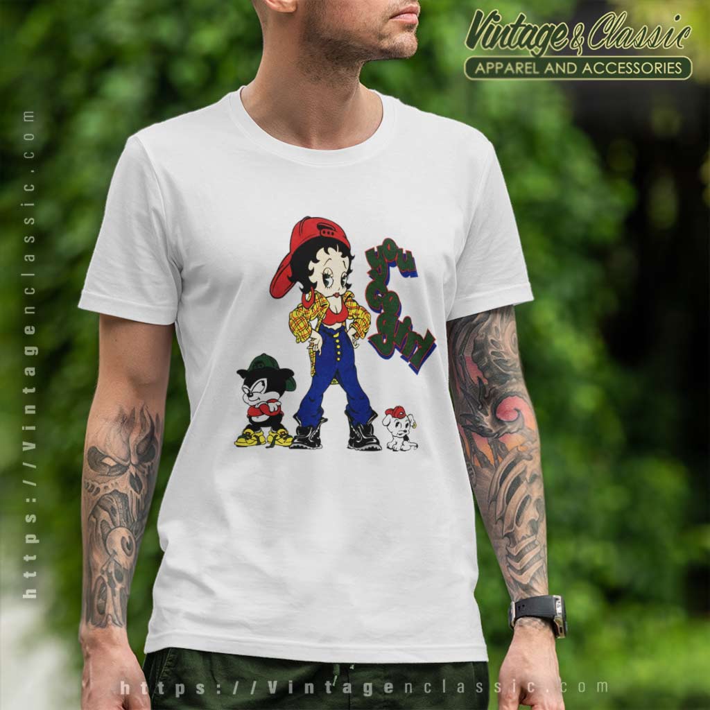 Tampa Bay Buccaneers Betty Boop Brown Skin Shirt - High-Quality