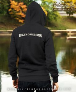 Billy Gibbons Logo Backside Hoodie