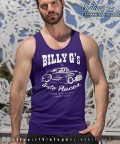 Billy Gibbons Of Zz Top Auto Races Tank Top Racerback