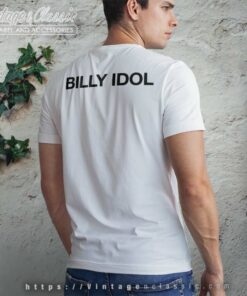 Billy Idol Backside Shirt