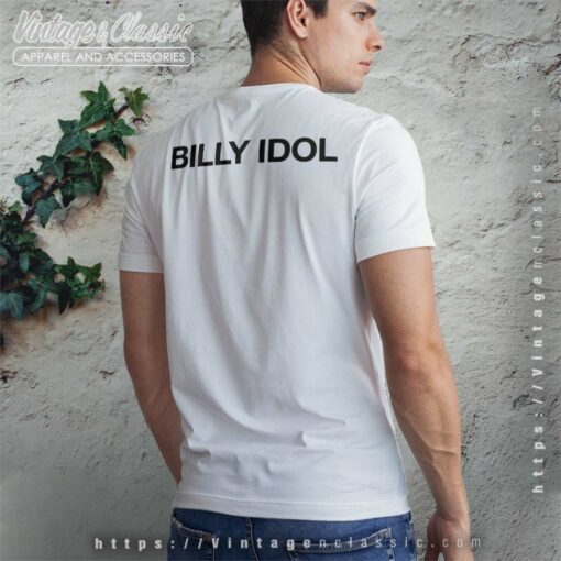 Album Whiplash Smile Billy Idol Shirt