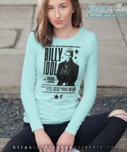 Billy Idol Live In Concert Long Sleeve Tee