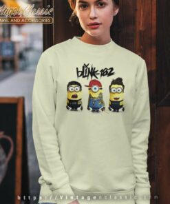 Blink 182 Logo Minions Gift For 182 Tour 2023 Sweatshirt