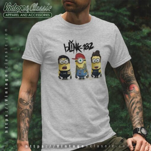 Blink 182 Logo Minions, Gift for 182 Tour 2023 Shirt