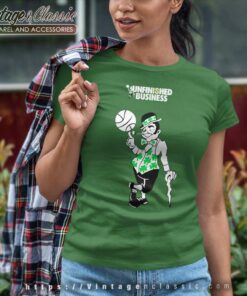 Boston Celtics Unfinished Business 2023 Women TShirt