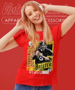 Bubby Brister Quarterback Pittsburgh Steelers Women TShirt