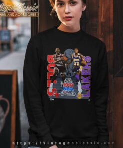 Caricature Bulls Lakers 1991 Nba Finals Sweatshirt
