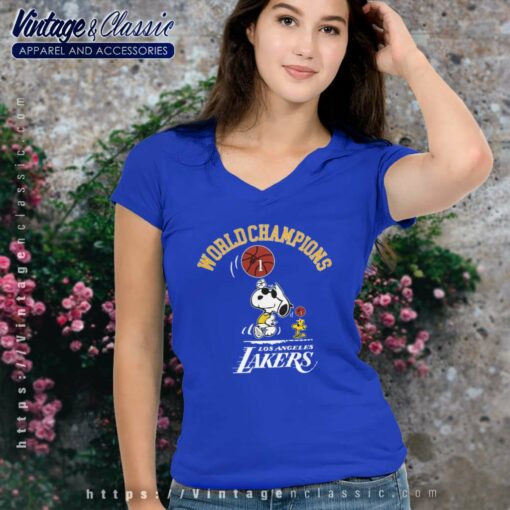 Championship Snoopy Los Angeles Lakers Shirt