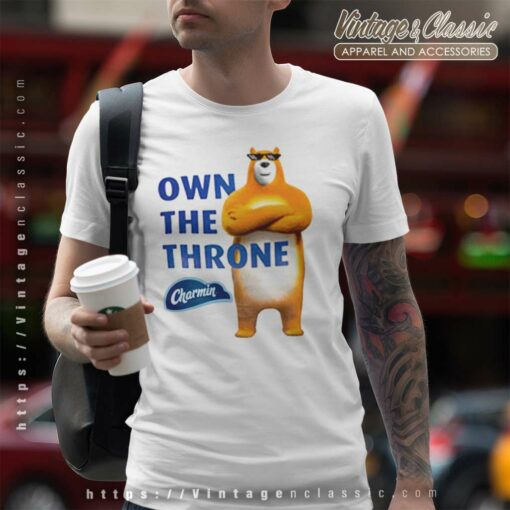 Charmin Bear Hoodie, Own The Throne Comfort Colors Shirt