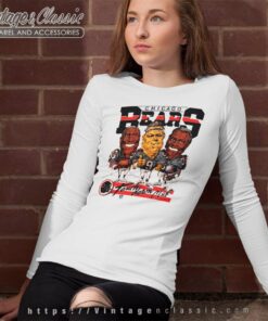 Chicago Bears Touchdown Club Caricature Long Sleeve Tee