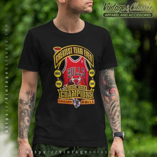 Chicago Bulls Greatest Team Ever Vintage Shirt