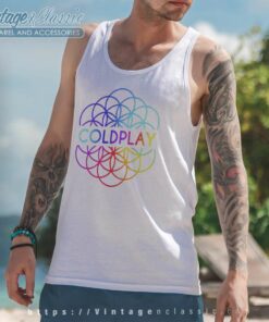 Coldplay Music Logo Shirt The Spheres Tour Tank Top Racerback