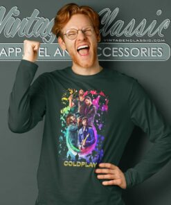 Coldplay Music Of The Spheres Poster Long Sleeve Tee