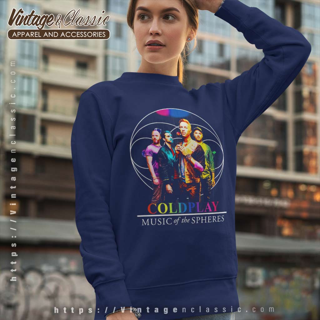 Coldplay Band 2023 Tour T-Shirt Music Of The Spheres World Sweatshirt  Concert Merch Hoodie - AnniversaryTrending