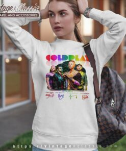 Coldplay Rock Band Shirt Music Of The Spheres Tour Sweatshirt