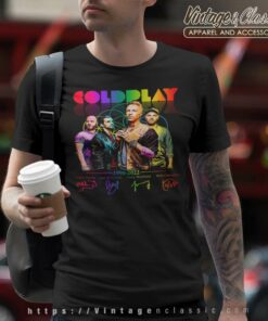 Coldplay Rock Band Shirt Music Of The Spheres Tour T Shirt