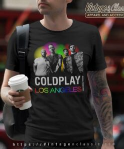 Coldplay Tour Concerts In Los Angeles Music Of The Spheres T Shirt