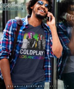 Coldplay Tour Concerts In Los Angeles Music Of The Spheres V Neck TShirt