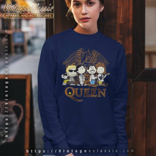Comic Style Snoopy Dog Queen Band Shirt