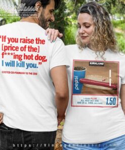 Costco Hotdogs Lover Funny Fast Food Fan Gift Distressed Look Back Side