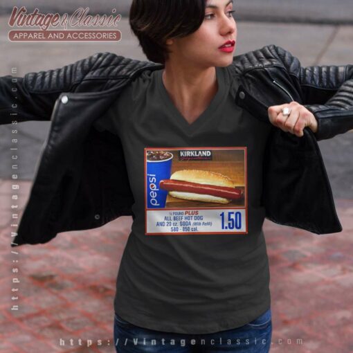 Costco Hotdogs Lover Funny Fast Food Fan Gift Distressed Look Shirt