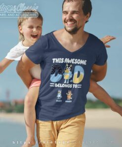 Custom Bluey This Awesome Dad Belong To shirt