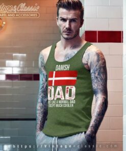 Danish Dad Denmark Flag For Fathers Day Tank Top Racerback