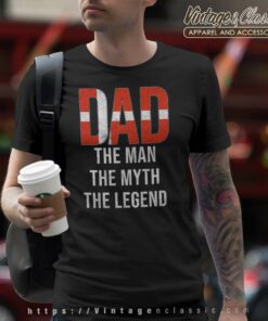 Danmark Dad The Men The Myth The Legend T Shirt